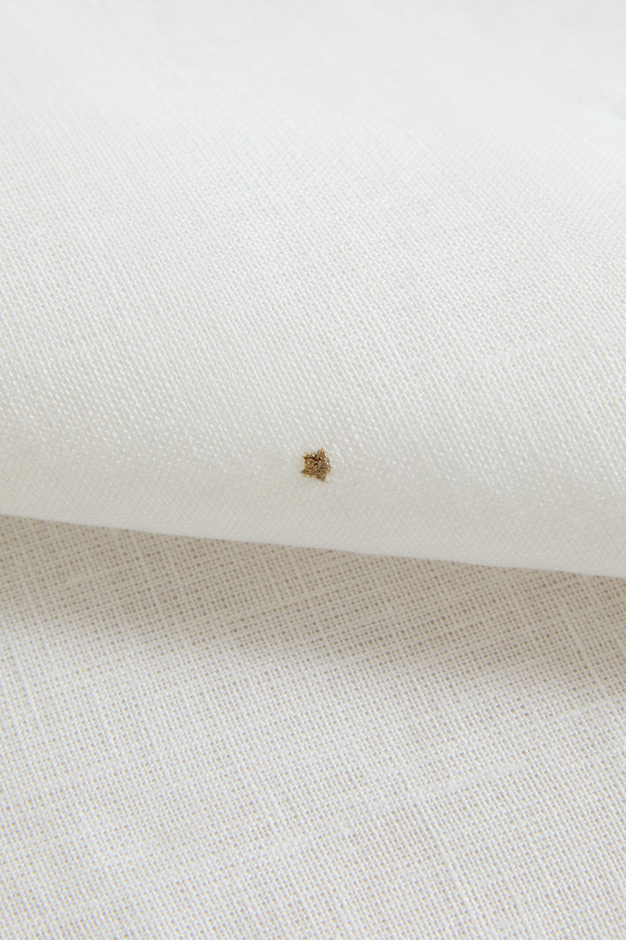 EMBROIDERED LINEN NAPKIN PISCES | MARISA BERENSON
